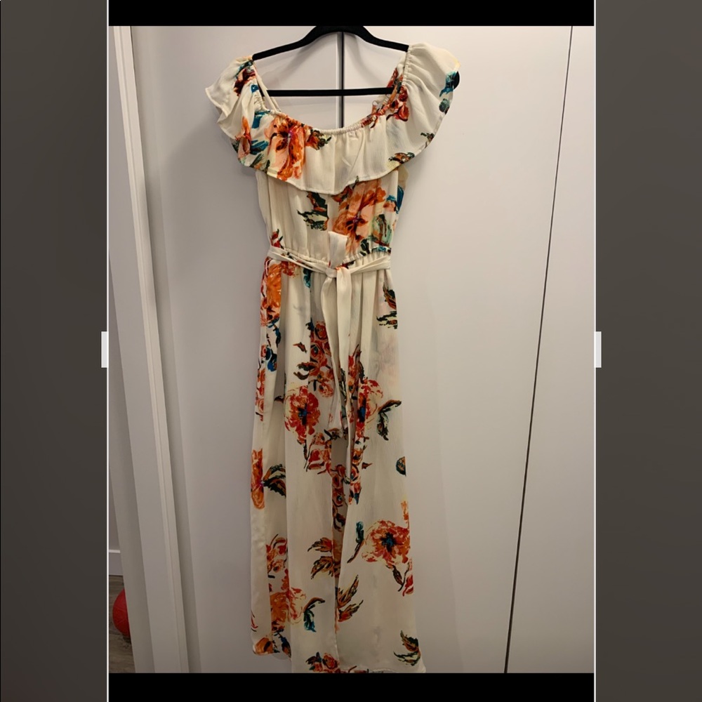 Small floral romper dress
